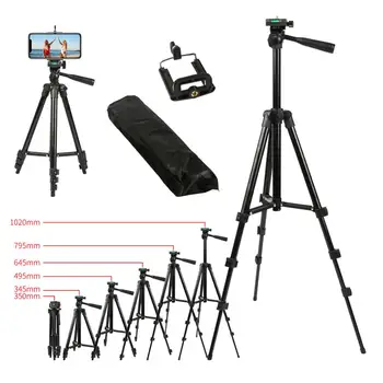 

Toney Extendable 35-106cm Adjustable Tripod Video Camera Tripod Stand Holder Mount for Phone Camera CellPhone+Bag