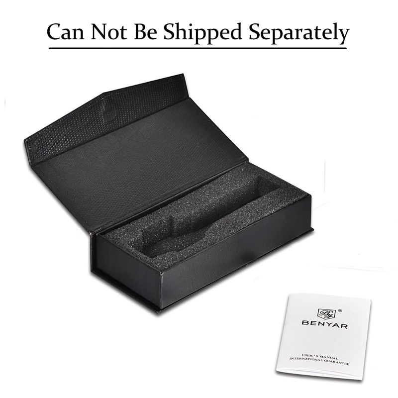 BENYAR Watch Men Set Watches BOX Strap removal tool watch storage box