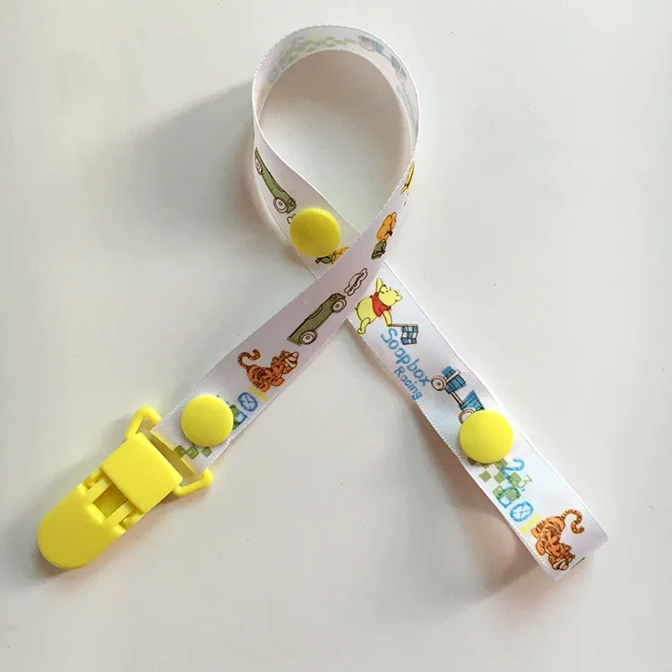1Pcs Mickey Minnie Theme Baby Pacifier Clip Pacifier Chain Dummy Clip Nipple Holder Children Pacifier Clips Soother Holder 