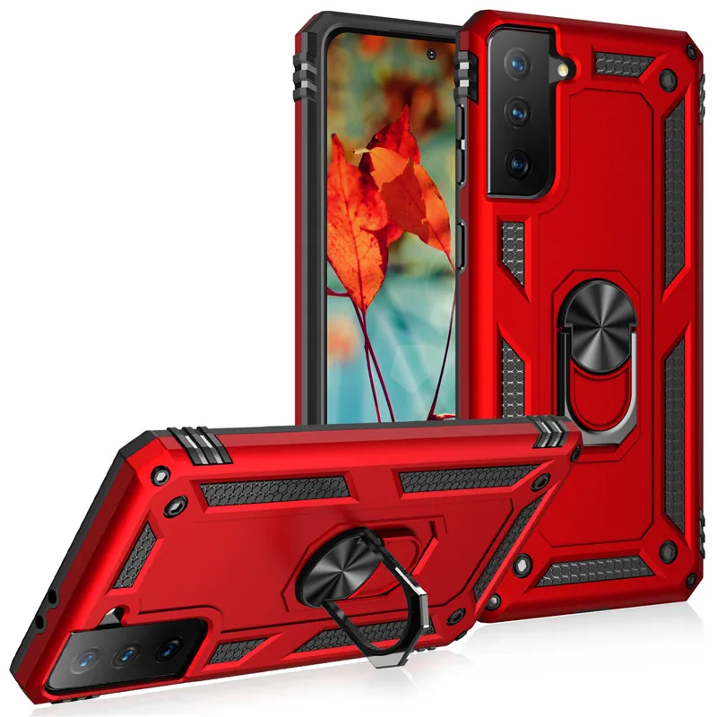 Per Samsung Galaxy S21 5G Custodia Magnete Anello Per Auto Supporto Per Supporto Per Galaxy S21 Galaxy S 21 Plus Ultra Coque S21 Coque Funda