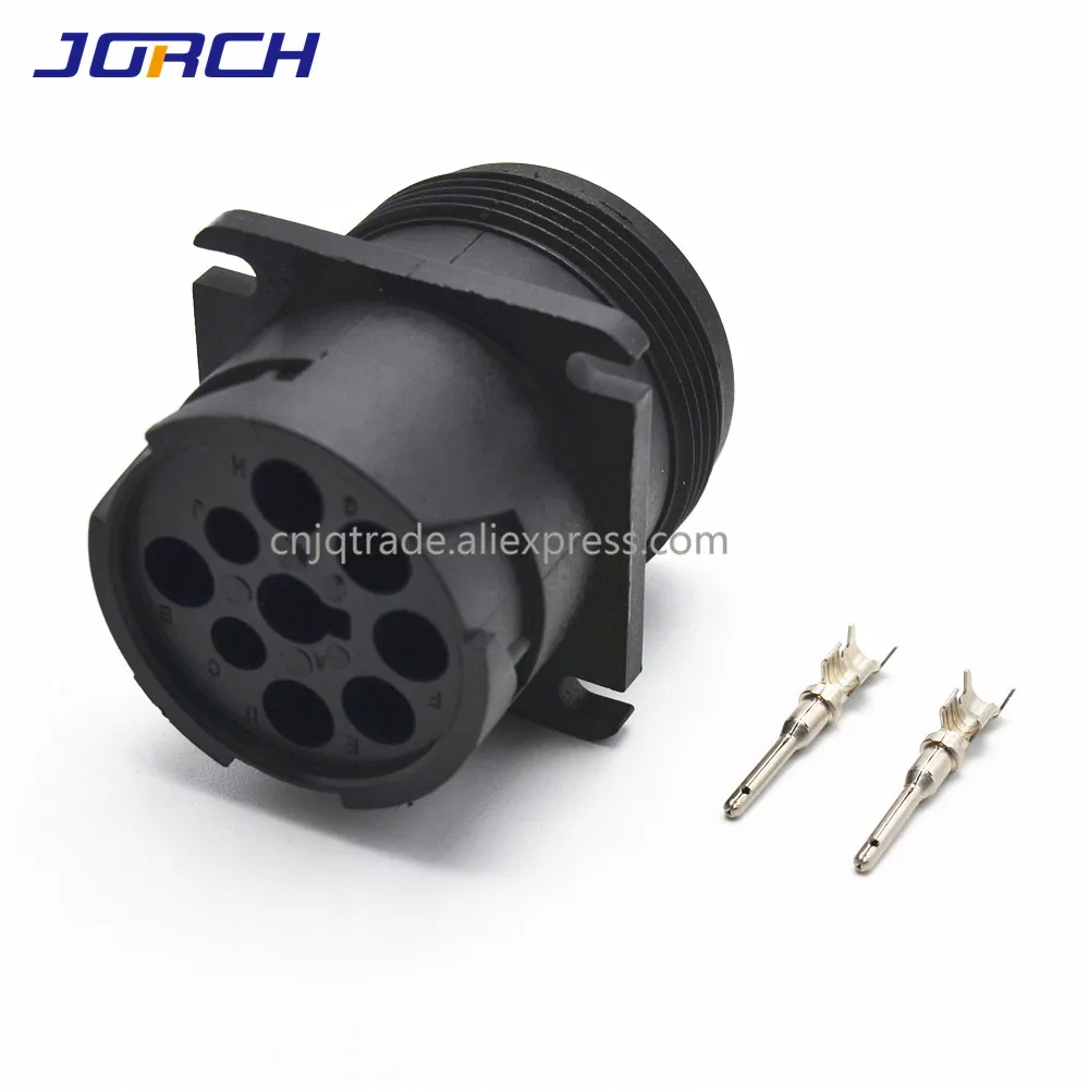 conjunto de pinos com conector macho fêmea de aviação redondo preto para trilho