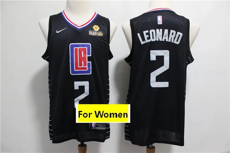 As photo Женский Молодежный детский бейсбольный мяч Los Angeles Kawhi Leonard Paul Джордж трикотажные изделия - Цвет: As photo