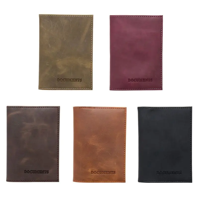 

Genuine Leather Driver License Holder Cover for Car Driving Documents Business ID Cards Case F42A