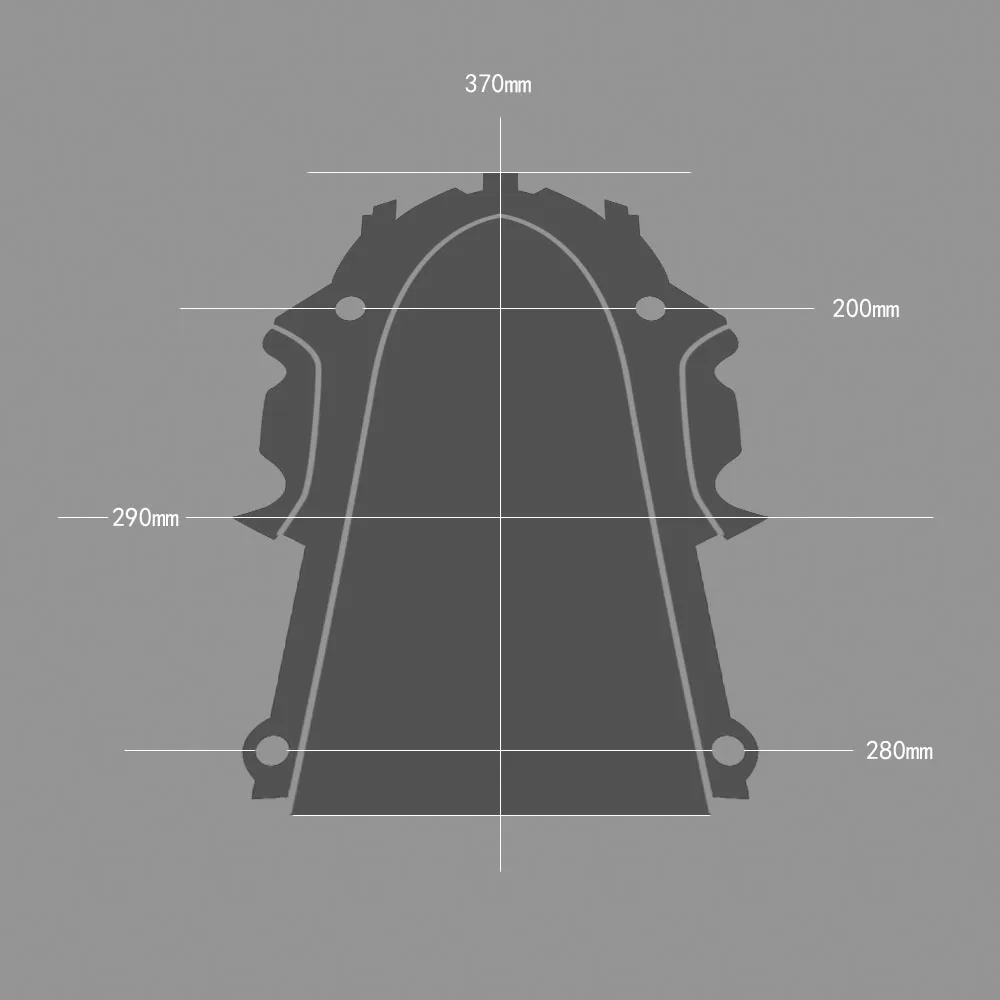 MTKRACING Motorcycle Front Screen Windshield Fairing Windshield For YAMAHA YZF-R3-YZF-R25 motorcycle windshield