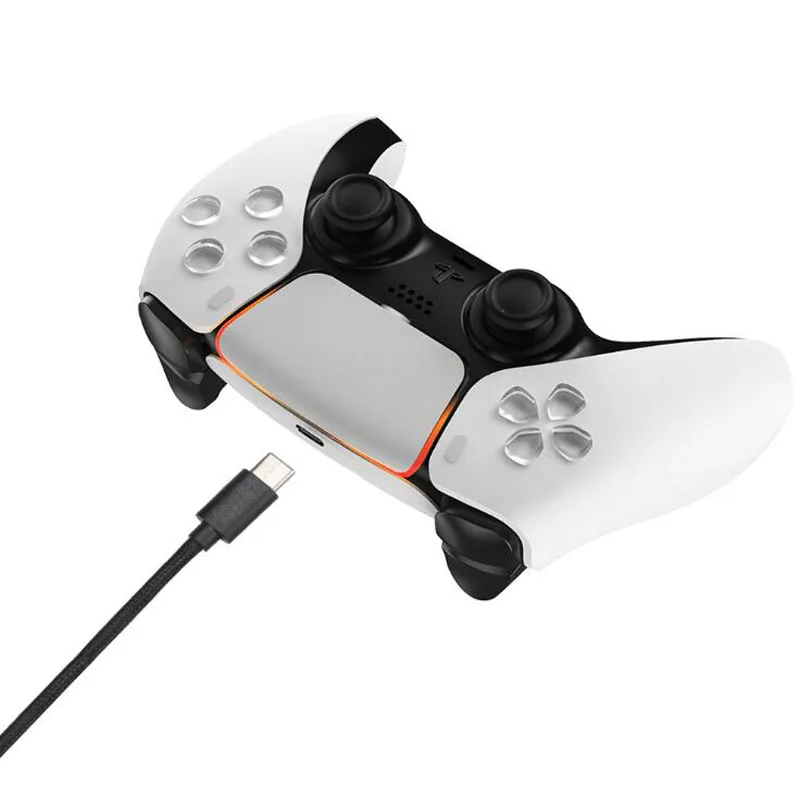 Cavo Ricarica USB-C To C Per Controller Xbox Series S/X E PS5 – Nylon Bianco – DHERIGTECH