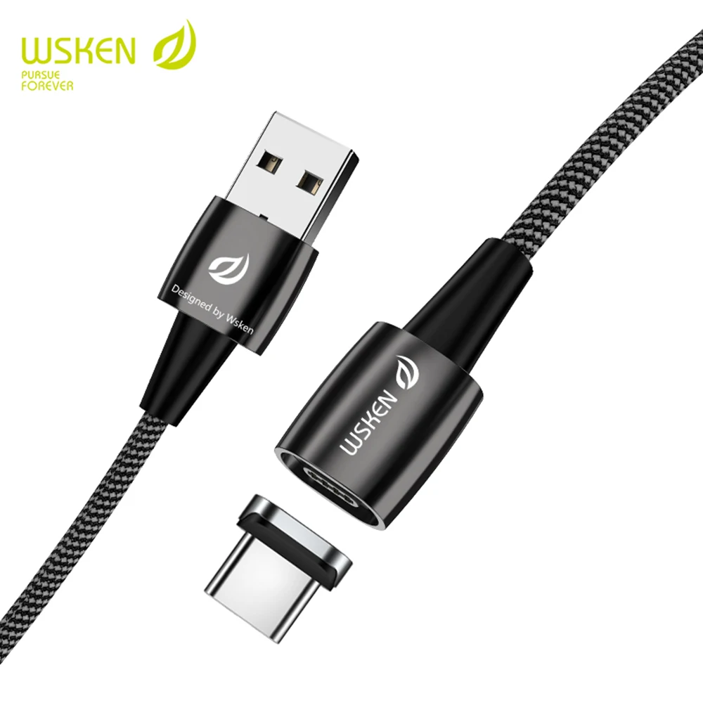 WSKEN X1 Pro Кабель для передачи данных type-C кабель для быстрой зарядки+ линия передачи данных Быстрый зарядный кабель для передачи данных Магнитный кабель для Android