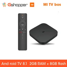 Глобальная оригинальная Xiaomi Mi приставка ТВ приставка S Новое поступление Android 8,0 2G/8G Смарт четырехъядерный HDR ТВ приставка Многоязычная