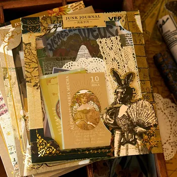 

50sheet/1lot Kawaii Stationery Stickers Golden years DIY Craft Scrapbooking Album Junk Journal Happy Planner Diary Stickers
