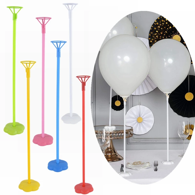 

3/6pcs Balloon Stand Balloon Holder Column Plastic Ballon Stick Accessories Wedding Birthday Party Baby Shower Table Decorations