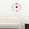 3D Wall Clock Modern Design DIY Acrylic Mirror Wall Stickers for Living Room Bedroom Home Decor Quartz Needle Europe horloge Hot ► Photo 3/6