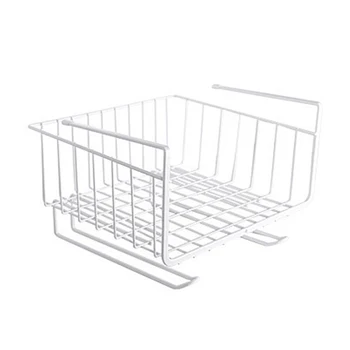 

Hang In Home Cupboard Under Shelf Holder Cabinet Storage Rack Kitchen Organizer