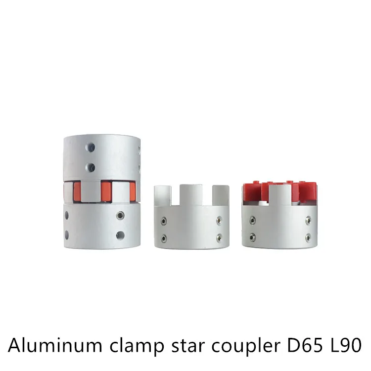 Link Cnc Ball Screw Coupling Diameter 65mm Length 90mm Plum Shaped