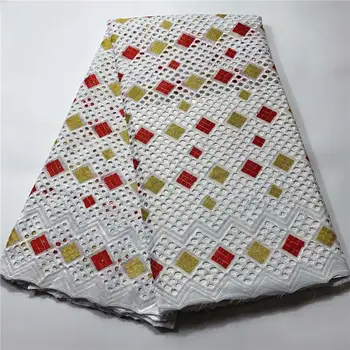 

New Arrival Small Holes Design Dubai Lace African Nigerian Dry Lace Fabric Real Swiss Voile Lace In Switzerland Bridal Wedding