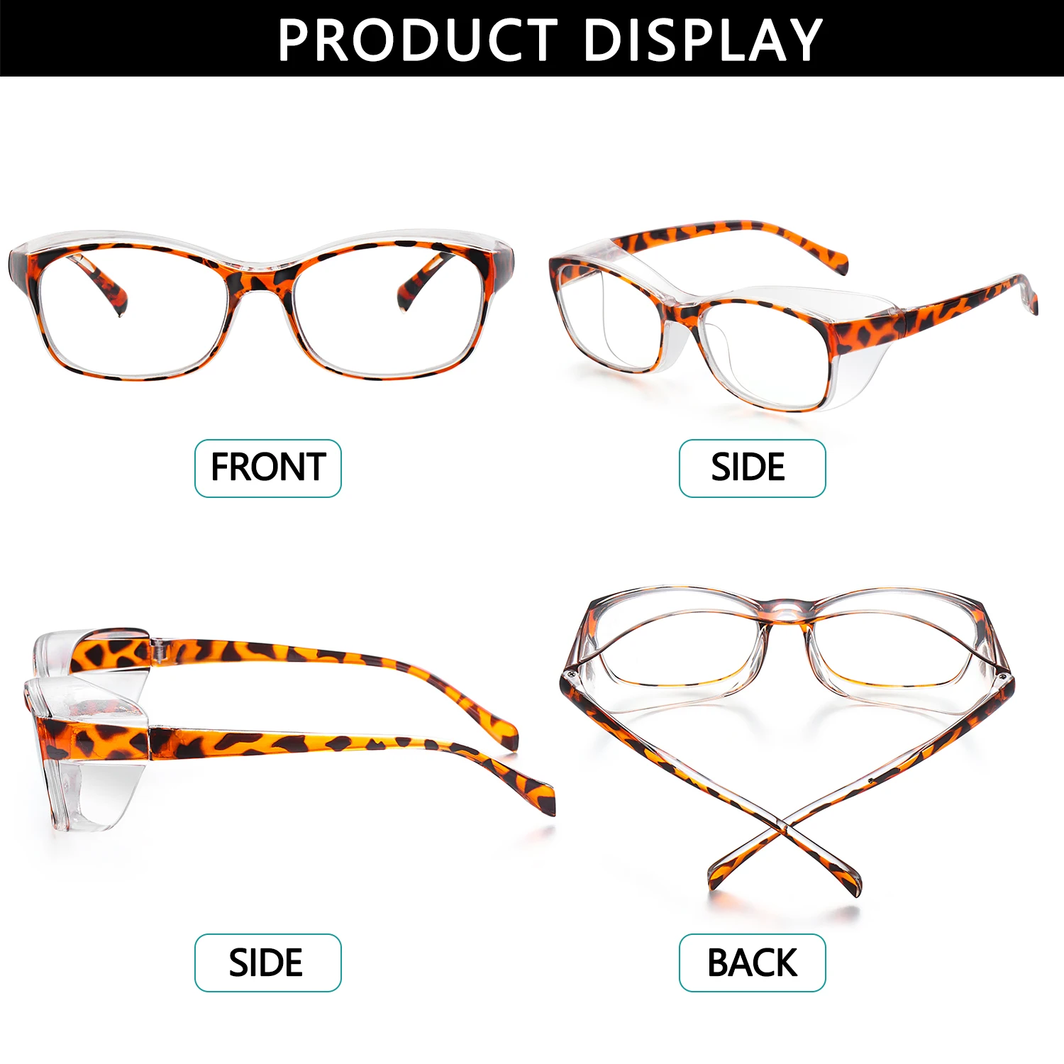 Safety Glasses Anti Fog Anti Pollen Blue Light Blocking Eye Protection 1 Pc