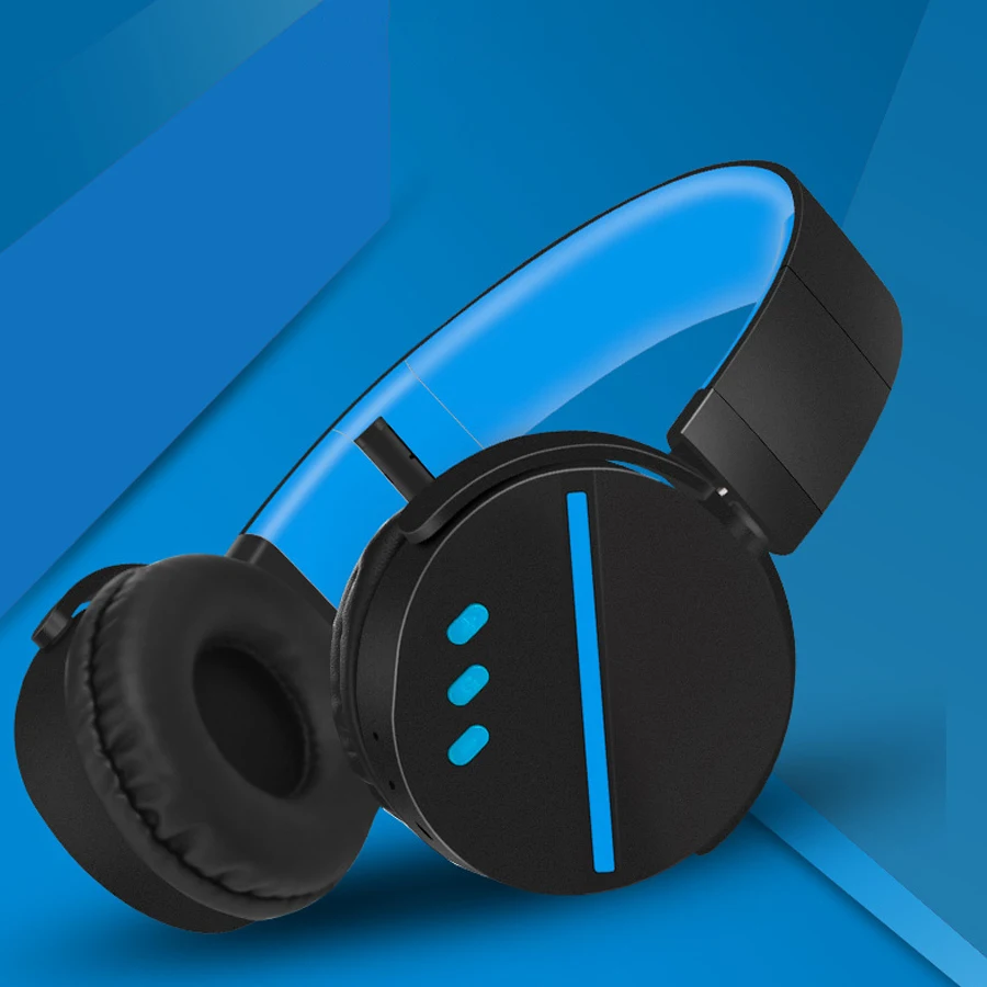 Портативные беспроводные наушники Bluetooth стерео Складная гарнитура аудио регулируемые музыкальные наушники с микрофоном для телефона компьютера MP3