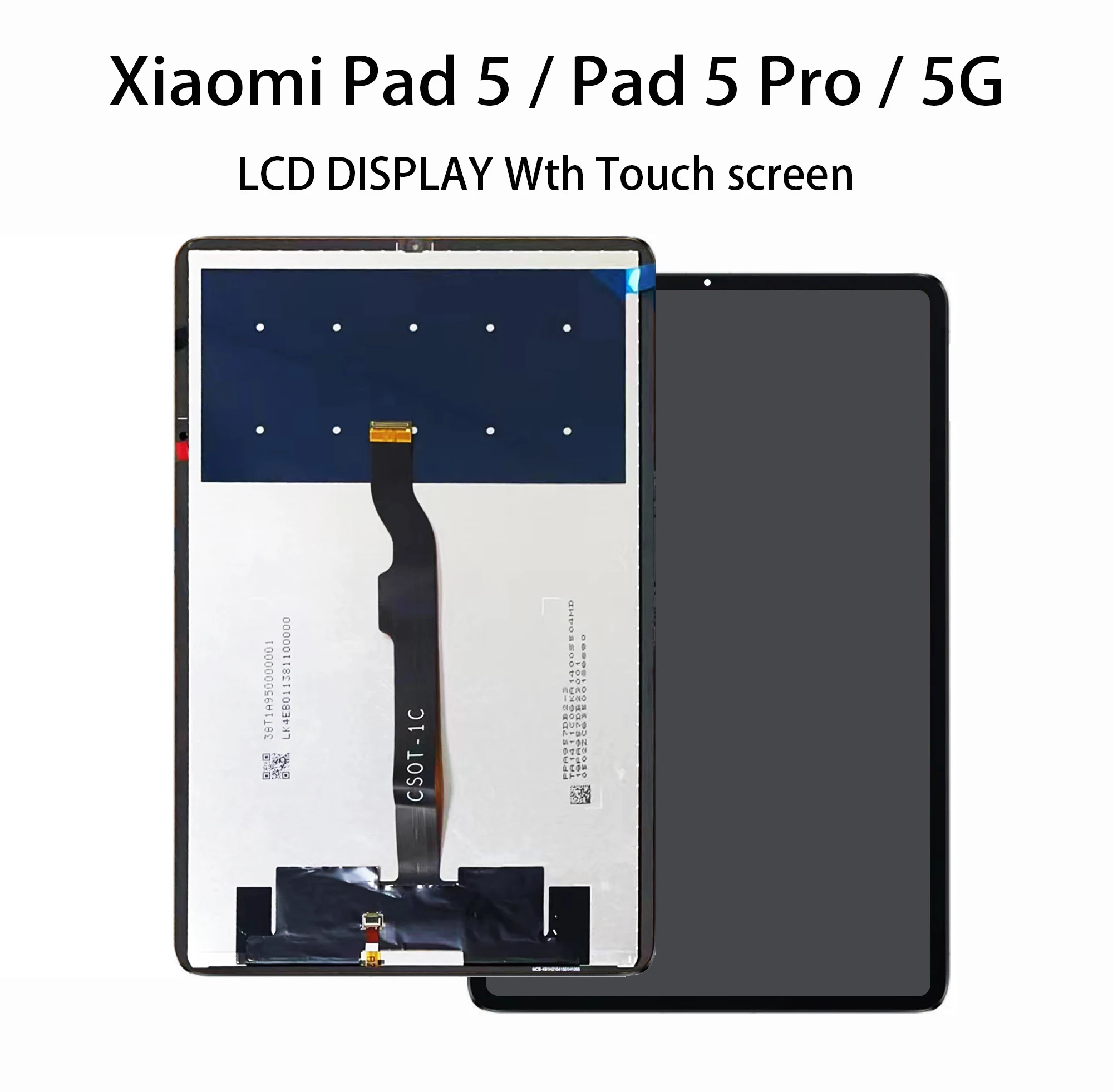Matriz de Display Lcd com Digitador Touch Screen 100 Original Fit para Xiaomi Pad Pad Pro 5g Xiaomi mi Pad Novo