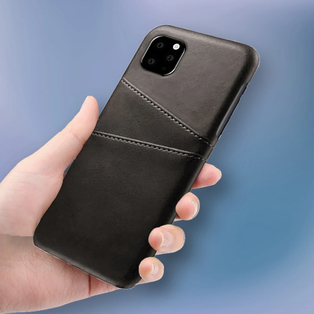 Новый Модный высококачественный двойной кожаный чехол для Apple Phone с картой iPhone 6 6s