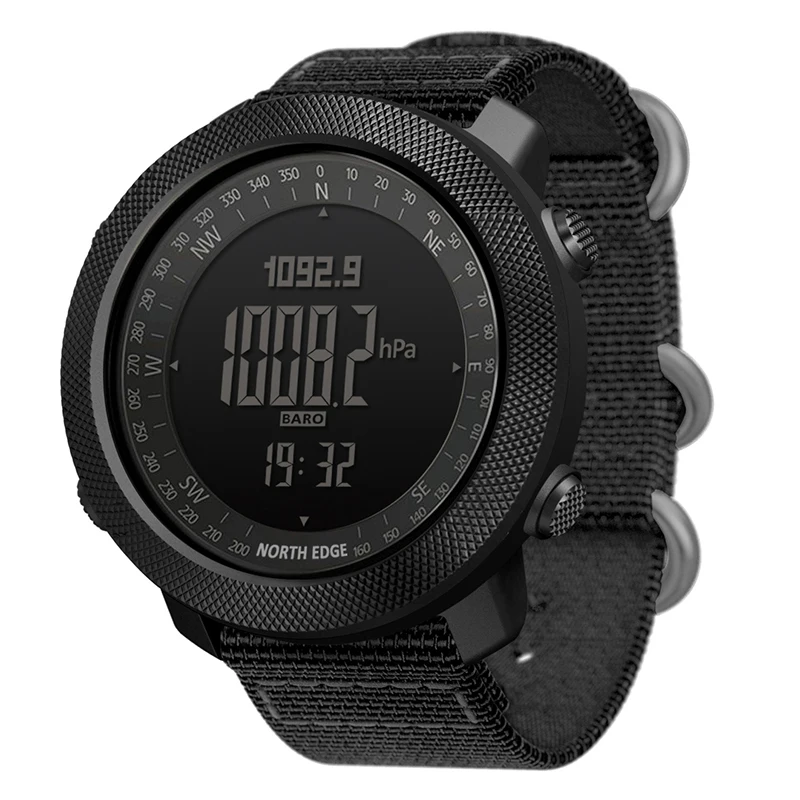 NORTH EDGE Military Smartwatch – Waterproof Digital Watch with Compass & Altimeter 2