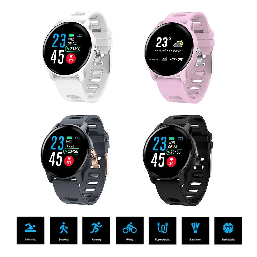 

S08 SENBONO Smart Watch IP68 Waterproof Tracker Watch Fitness Heart Rate Monitor Pedometer Smartwatch for Android iOS Phone
