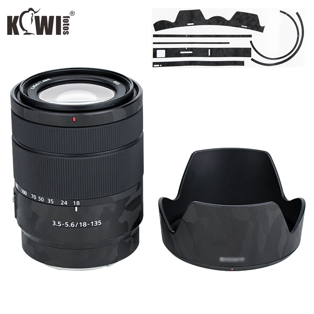 Чехол для объектива Kiwi с защитой от царапин Защитная пленка Sony E 18 135 мм f/3 5 6 OSS SEL18135