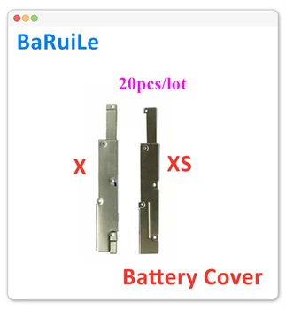 BaRuiLe 10 sztuk baterii FPC Flex osłona na kable dla iphone X XS Max XR wewnętrzny wspornik metalowy zacisk mocujący części zamienne tanie i dobre opinie For iphone X XS XR XSM Apple iphone ów For battery