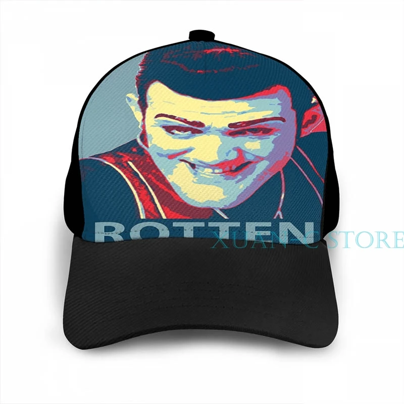 Robbie Rotten баскетбольная Кепка(5) мужская и женская модная черная шляпа унисекс с принтом