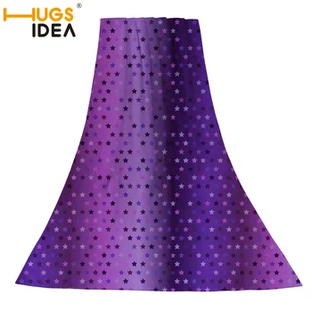

HUGSIDEA Stars Printed Towel Cotton Face/Bath Towels Microfiber Fabric for Men Women Shower Towels Ladies Summer Beach Towel