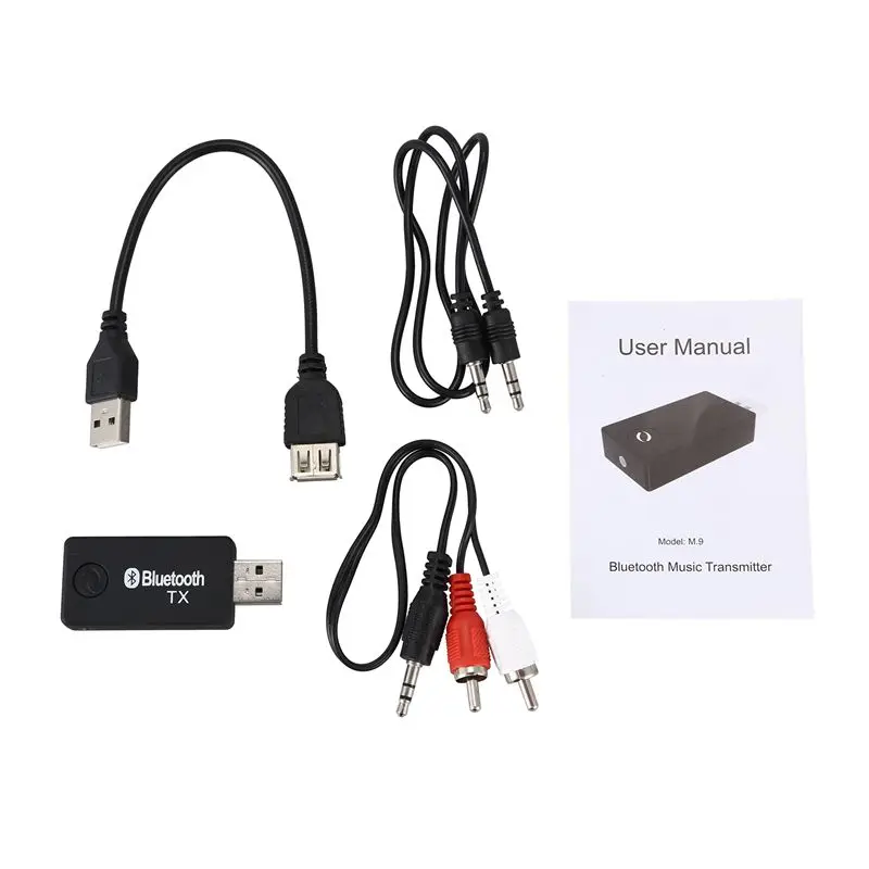 AAAE Top-TX9 USB Bluetooth V4.1+ EDR BC5 Музыкальный беспроводной стерео аудио передатчик