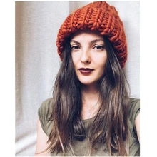 Модная трендовая женская зимняя теплая шапочка вязаная женская мягкая однотонная Лыжная Шапка повседневные стильные уникальные аксессуары