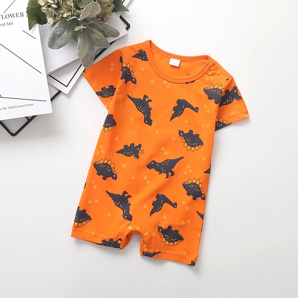new born baby clothes baby boy romper winter clothes costume romper onesie disfraz bebe halloween Cartoon Short Sleeve 0-12m Z4