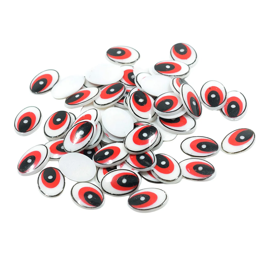 30 Pair Lovely Cartoon Eyes Cute Flat For Doll Animal Toys Craft DIY 14x19mm