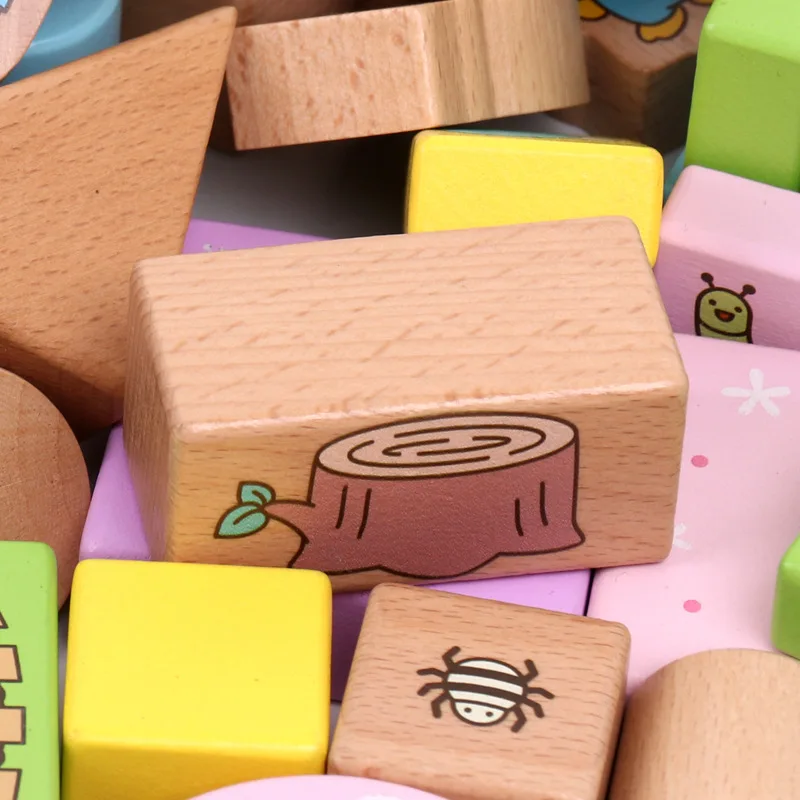 

New Style Treasure Lulu Pororo100 Grain Scene Building Blocks Origional Export Singapore Children Early Childhood Educational To
