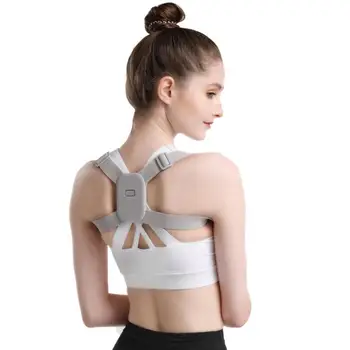 

Adjustable Smart Intelligent Posture Corrector Trainer Pain Relief Vibration Reminder Upper Spine Back Brace Clavicle Support