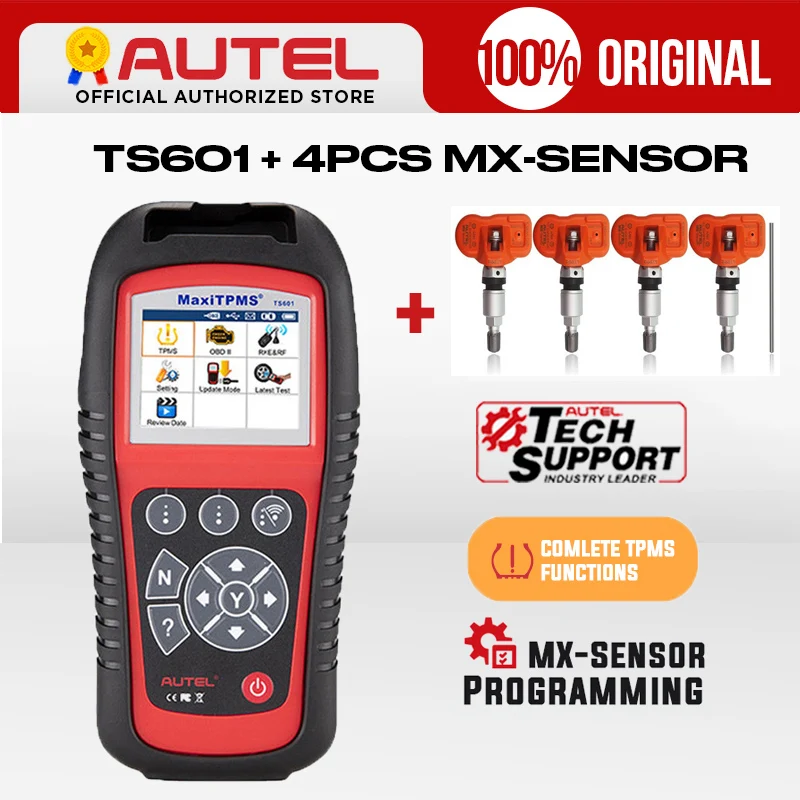 Диагностический прибор AUTEL MaxiTPMS TS601 сканер OBD2 считыватель кодов инструмент для