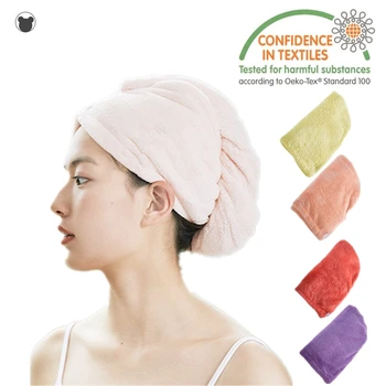 

Towel For Hair Super Absorbent Hair-drying Cap Microfiber Quick Dry Hair Hat Turban Head Wrap Bathing Tools 28x65cm Hair Towel