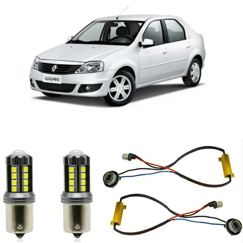 

Fog lamps for RENAULT LOGAN 2 II Estate K8 Stop lamp Reverse Back up bulb Front Rear Turn Signal error free 2pc