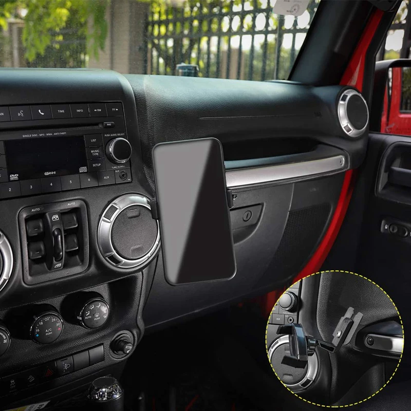 Автомобильный Gps кронштейн для Jeep Wrangler Jk Interphone поддержка держатель телефона держатель для Jeep Wrangler Jk 2011- автомобильные аксессуары