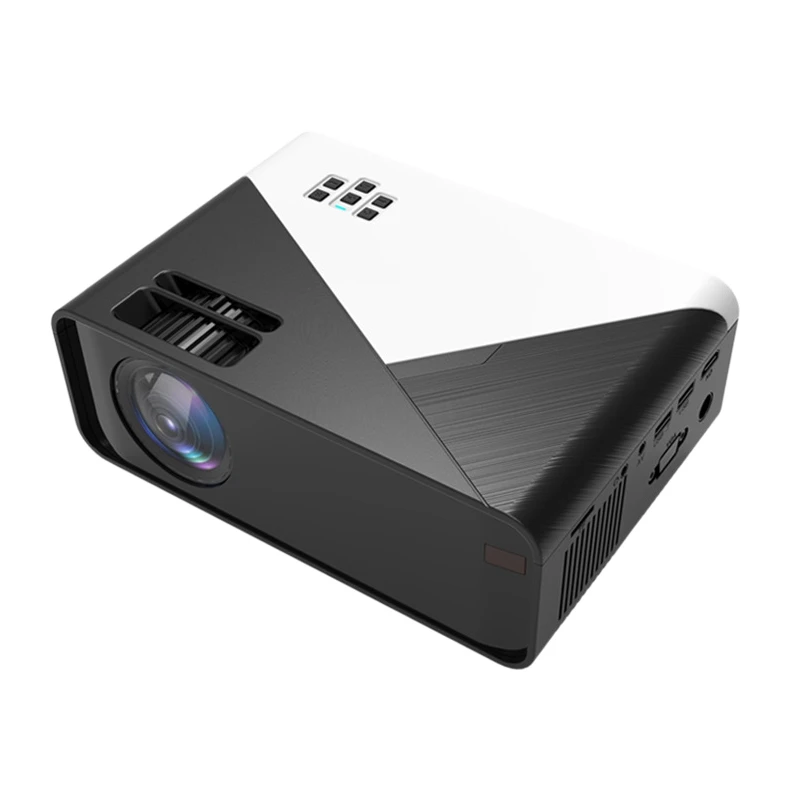 

W15 Projector Home Hd 1080P Portable Mini Projector Office Public Security Zhuowifi Connecting Home Theater(EU Plug)
