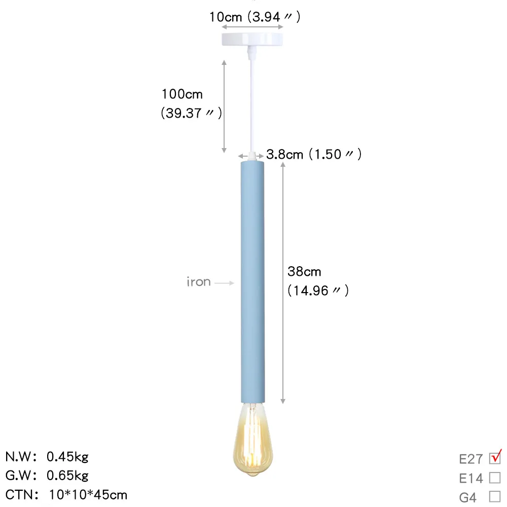 D0091蓝色 尺寸图英文版