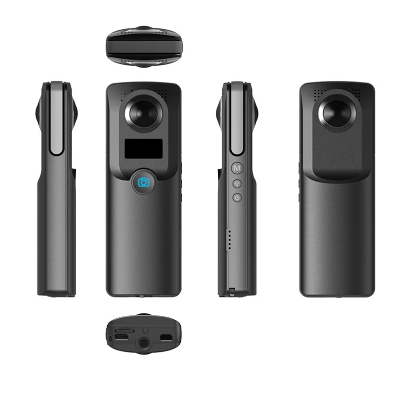 

NEW-Outdoor Sports Camera 720 Aerial Photography 3D Viewing Room Vr Camera 360 Degree Panoramic Camera