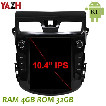 

YAZH Android 8.1 Car Unit Multimedia For Nissan Teana 2013 2014 2015 2016 2017 2018 With 10.4" IPS Display Bluetooth 5.0 Carplay