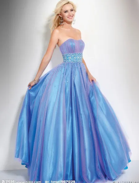 vestido de festa Formales, элегантное, расшитое бисером голубое, для девочек, для вечеринок, на заказ, бальное платье, бальное платье, платья подружки невесты - Цвет: Синий