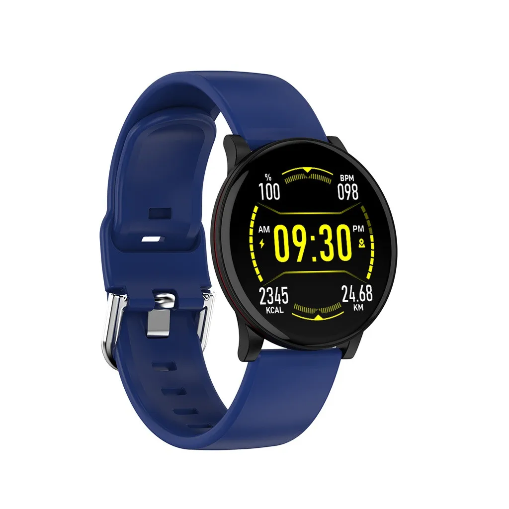 Для samsung galaxy watch W9 цветной экран Смарт-часы мониторинг сна водонепроницаемый спортивный браслет с шагомером bip amazit браслет - Цвет: A