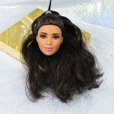 Кукла голова игрушка для женщин герои кукла голова DIY куклы части игрушки Дети Рождественский подарок белый коричневый оригинальное качество куклы головы игрушка девочка подарок
