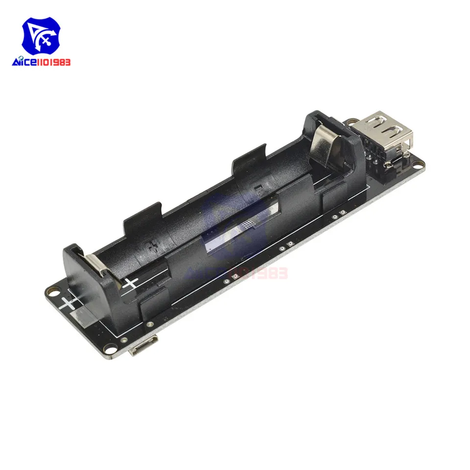 Shield Batteria 18650 Per Wemos D1, ESP8266, ESP32 E Arduino, Con Cavo