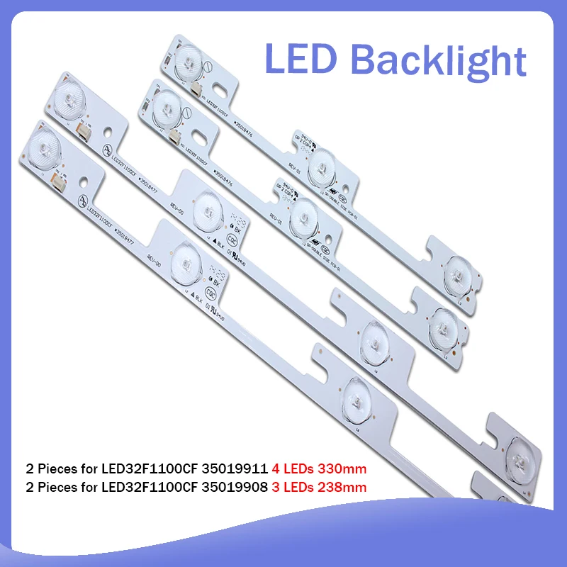 LED Backlight Lamp Strip Set for Konka KDL32MT626U - 4pcs Description Image.This Product Can Be Found With The Tag Names 4pcs, Computer Office, Industrial Computer Accessories, Servers Industrial Computer