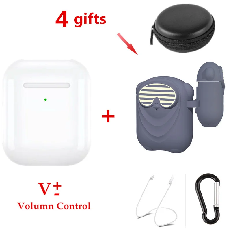 1Whiteadd4gifts I90000 Max TWS Volumn управление+ Rename+ позиция Aire 2nd 1536u чип беспроводные Bluetooth наушники Surer Bass vs W1 чип H1 чип - Цвет: 1Whiteadd4gifts