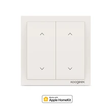 Koogeek WiFi Smart Licht Dimmer Muur Schakelaar 2 plug controle Gang Voor Alexa Apple Google Assistent Voice Control Remote(China)