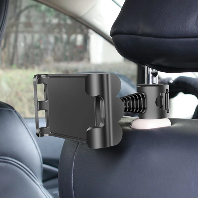 2-in-1 Universal Auto Haken Zurück Sitz Kopfstütze Halterung für Handy 360  Grad Handy halter Stehen - AliExpress