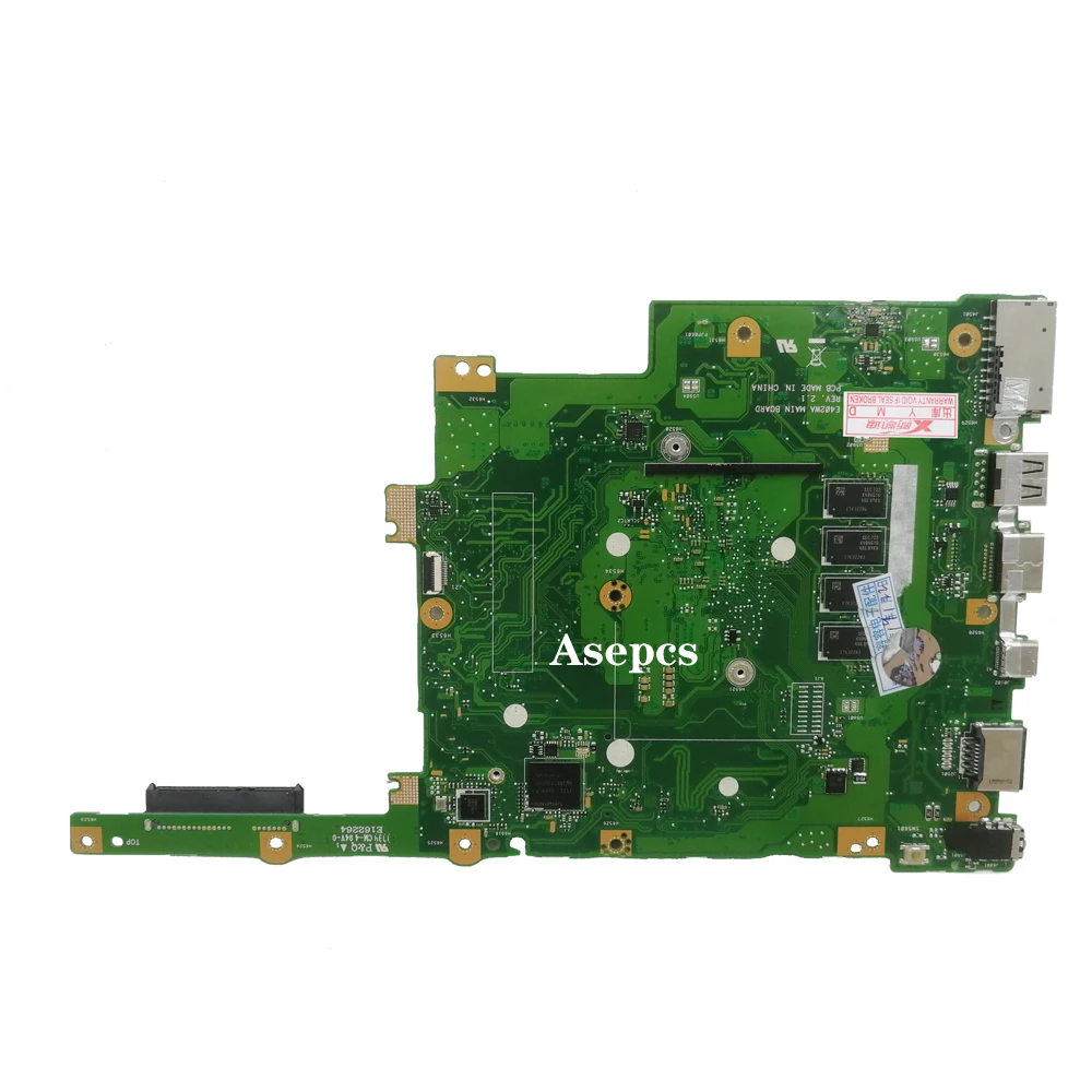 С 4 Гб оперативной памяти E2-6110 4 ядра для ASUS E402W E402WA Laotop материнская плата протестирована